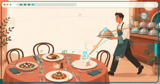 Streaming a Web Page, Explained at a Restaurant Table